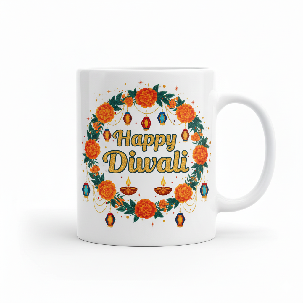 Custom Diwali Gift Mug